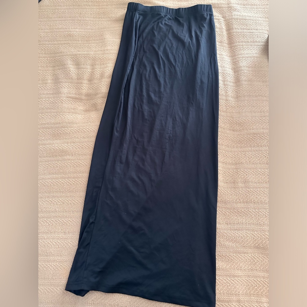 Black maxi skirt